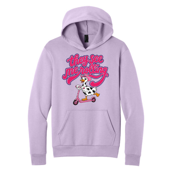 They See Me Rolling - Adult Easy Fleece Pullover Hooded Sweatshirt Thumbnail