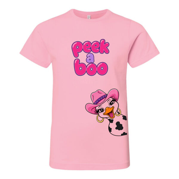Peek A Boo - Youth Fine Jersey Tee Thumbnail