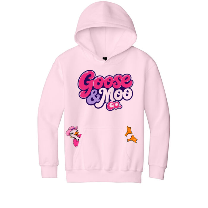 Goose&Moo Pocket - Youth Heavy Blend™ Hooded Sweatshirt Thumbnail