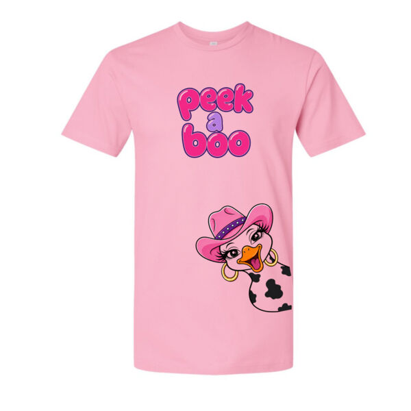 Peek A Boo - Adult Unisex Fine Jersey Tee Thumbnail