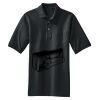 Heavyweight Cotton Pique Polo with Pocket Thumbnail