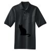Heavyweight Cotton Pique Polo with Pocket Thumbnail