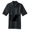 Heavyweight Cotton Pique Polo with Pocket Thumbnail