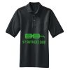 Heavyweight Cotton Pique Polo with Pocket Thumbnail