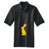 Heavyweight Cotton Pique Polo with Pocket Thumbnail