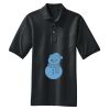 Heavyweight Cotton Pique Polo with Pocket Thumbnail
