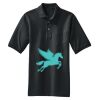 Heavyweight Cotton Pique Polo with Pocket Thumbnail