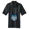 Heavyweight Cotton Pique Polo with Pocket Thumbnail
