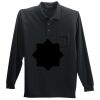 Long Sleeve Silk Touch Polo with Pocket Thumbnail