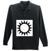 Long Sleeve Silk Touch Polo with Pocket Thumbnail