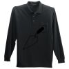 Long Sleeve Silk Touch Polo with Pocket Thumbnail