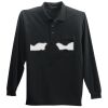 Long Sleeve Silk Touch Polo with Pocket Thumbnail