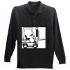 Long Sleeve Silk Touch Polo with Pocket Thumbnail