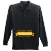 Long Sleeve Silk Touch Polo with Pocket Thumbnail