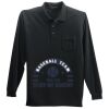 Long Sleeve Silk Touch Polo with Pocket Thumbnail