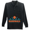 Long Sleeve Silk Touch Polo with Pocket Thumbnail