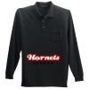 Long Sleeve Silk Touch Polo with Pocket Thumbnail