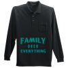 Long Sleeve Silk Touch Polo with Pocket Thumbnail