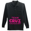 Long Sleeve Silk Touch Polo with Pocket Thumbnail