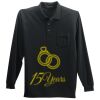 Long Sleeve Silk Touch Polo with Pocket Thumbnail