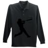Long Sleeve Silk Touch Polo with Pocket Thumbnail