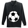 Long Sleeve Silk Touch Polo with Pocket Thumbnail