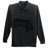 Long Sleeve Silk Touch Polo with Pocket Thumbnail