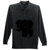Long Sleeve Silk Touch Polo with Pocket Thumbnail
