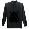 Long Sleeve Silk Touch Polo with Pocket Thumbnail