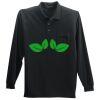 Long Sleeve Silk Touch Polo with Pocket Thumbnail