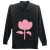Long Sleeve Silk Touch Polo with Pocket Thumbnail