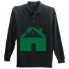 Long Sleeve Silk Touch Polo with Pocket Thumbnail