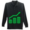 Long Sleeve Silk Touch Polo with Pocket Thumbnail