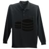 Long Sleeve Silk Touch Polo with Pocket Thumbnail