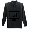 Long Sleeve Silk Touch Polo with Pocket Thumbnail