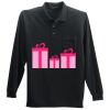 Long Sleeve Silk Touch Polo with Pocket Thumbnail