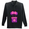 Long Sleeve Silk Touch Polo with Pocket Thumbnail