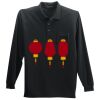 Long Sleeve Silk Touch Polo with Pocket Thumbnail