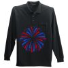 Long Sleeve Silk Touch Polo with Pocket Thumbnail