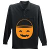 Long Sleeve Silk Touch Polo with Pocket Thumbnail