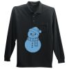 Long Sleeve Silk Touch Polo with Pocket Thumbnail