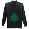 Long Sleeve Silk Touch Polo with Pocket Thumbnail