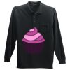Long Sleeve Silk Touch Polo with Pocket Thumbnail