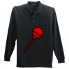 Long Sleeve Silk Touch Polo with Pocket Thumbnail