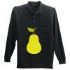 Long Sleeve Silk Touch Polo with Pocket Thumbnail