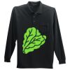 Long Sleeve Silk Touch Polo with Pocket Thumbnail