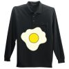 Long Sleeve Silk Touch Polo with Pocket Thumbnail