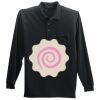 Long Sleeve Silk Touch Polo with Pocket Thumbnail