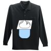 Long Sleeve Silk Touch Polo with Pocket Thumbnail