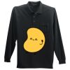 Long Sleeve Silk Touch Polo with Pocket Thumbnail